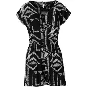 KOROSHI Jumpsuit sort / hvid