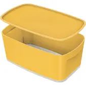 Leitz Opbevaringsboks MyBox Small m.lågCosyGul - (4 stk.)