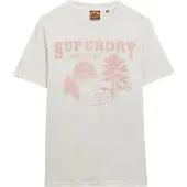 Superdry Superdrytil mænd. M1012177A Lo-fi Outdoor T-shirt Mono grå (S), Casual, Bomuld, Korte ærmer
