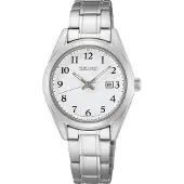 Seiko Dameur SUR465P1 Neo Classic Hvid/Stål Ø30 mm