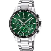 Festina Herreur F20560-4 Timeless Grøn/Stål Ø45 mm