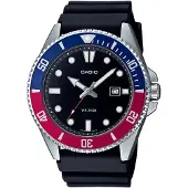 Casio Herreur MDV-107-1A3VEF Collection Sort/Gummi Ø44.2 mm