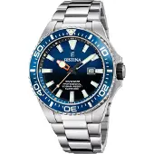 Festina Herreur F20663-1 Diver Blå/Stål Ø46 mm