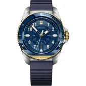 Victorinox Swiss Army Herreur 242013 Journey 1884 Blå/Gummi Ø43 mm