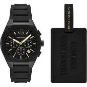 Giorgio Armani Analogt ur guld / sort / hvid