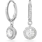 Swarovski Øreringe 'Una' sølv