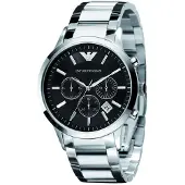 Emporio Armani Urarmbånd AR2434 - Mand - Quartz - Analog - Stål - Sølv