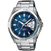 Casio Herreur EF-129D-2AVEF Edifice Blå/Stål Ø44.8 mm