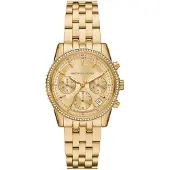 Michael Kors Ur - - MK7530 - Forgyldt rustfrit stål - 35 mm - Vandtæthed 5 ATM