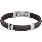 Fossil Armbånd choko / sølv