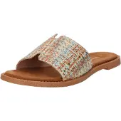 Bugatti Pantoletter beige / blå / guld / mint