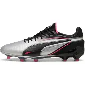 Puma KING ULTIMATE FG/AG Football Boots Unisex, Shoes, Silver/Black/Sun Struck, 35.5