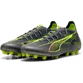 Puma ULTRA 5 ULTIMATE MG Football Boots Unisex, Sport, Matte Aged Silver/Yellow Alert/Sun Struck, 41