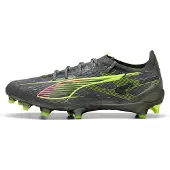 Puma Ultra 5 Ultimate FG Audacity - Grå/Gul/Pink Kvinde - Græs (FG), størrelse 37