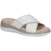 Caprice Mule, white, made of Leather without heel, Size 41
