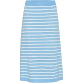 Saint tropez Nederdel 'SZMila' himmelblå / hvid