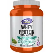 Now , Sports, Whey Protein Pulver, Matcha, 2 pund (907 g)