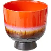HK Living Retro blomsterkrukke Ø20,5 cm Cherry red