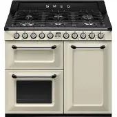 Smeg Tr103 100 Cm Gaskomfur Med Ovn 6 Blus
