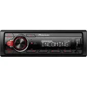 Pioneer MVH-130DABAN, Sort, Rød, 1 DIN, 200 W, 4.0 kanaler, 50 W, 4 ohm (O)