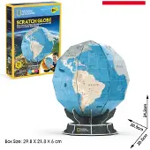 Cubic Kubisk sjovt 3D-puslespil NATIONAL GEOGRAPHIC STEM GLOBUS 32 brikker DS1082h