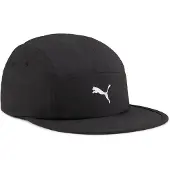 Puma Essentials Running 5 Panel Cap, Accessories, Black, OSFA