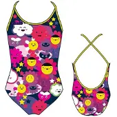 Turbo Happy Flowers Tynd Strop Badedragt