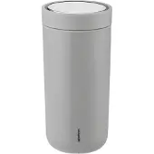 Stelton To Go Click termokrus 0.4 l Mat light grey