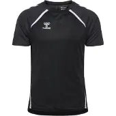 Hummel Trænings T-Shirt hmlLEAD 2.0 - Sort/Asfalt/Hvid, størrelse 3XL