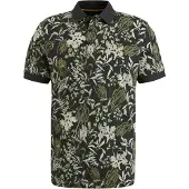 PME Legend PE Legend Poloshirt Piquet Print arineblå Blå ørkeblå Flerfarvet åle