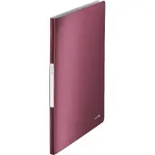 Leitz Displaybog Style PP 20 lommer Granat rød - (10 stk.)