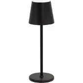 Securit LED bordlampe FELINE, inkl. lynkoblings-ladekabel, sort