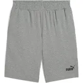 Puma Essentials No. 1 Logo Jersey 10" Shorts Men, Clothing, Medium Gray Heather, XS