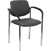 Nowy Styl Styl Faux Leather With Arms Fast Kontorstol