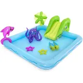 Bestway Oppustelig Badebassin m. Rutsjebane - Fantastic Aquarium - - OneSize - Badebassin