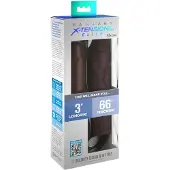Pipedream Fantasy X-tensions Elite - 3" Silicone X-tension with Strap - Brun