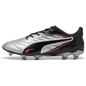 Puma KING PRO FG/AG Football Boots Unisex, Shoes, Silver/Black/Sun Struck, 36