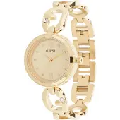 GUESS Analogt ur 'Empower' champagne / guld / transparent