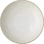 Thomas dyb tallerken 28 cm Nature sand
