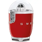 Smeg 50''s Style Citruspresser CJF11RDEU Rød, Rød, Rustfrit stål, Rustfrit stål, Plast, 1 m, Plast, 70 W