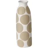 Boltze Keramikvase med grafisk PUNTY-design, 28 cm