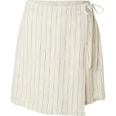 Pieces Pcpia Mini Linen Blend Slå-om-nederdel
