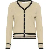 Inwear Cardigan 'Leenah' beige / sort
