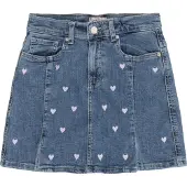 ONLY GIRLS Nederdel 'KOGHOXTON' blue denim / hvid