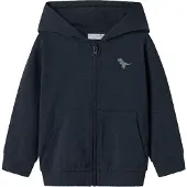 Name it Sweatjakke 'NMMValon' navy / røggrå