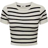 JDY Pullover 'JDYCIRKELINE' sort / hvid