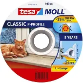 TESA tætningsliste hvid P - 100 m
