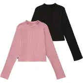 About You Bluser & t-shirts 'Greta' lyserød / sort
