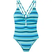s.Oliver Badedragt blå / turkis / aqua / hvid