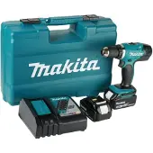 Makita DDF487 - Bor/driver - ledningfri - 2-hastigheders - borepatron med nøgle 13 mm - 40 N·m - 2 batterier - 18 V